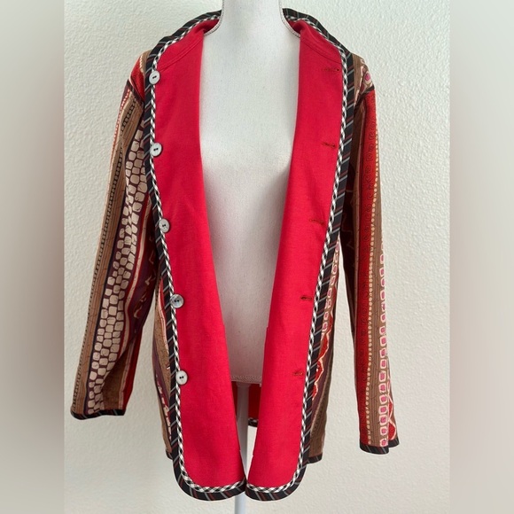 Koos of Course! Women’s Lightweight Reversible Linen Blend Blazer/Jacket Size M - Picture 10 of 12